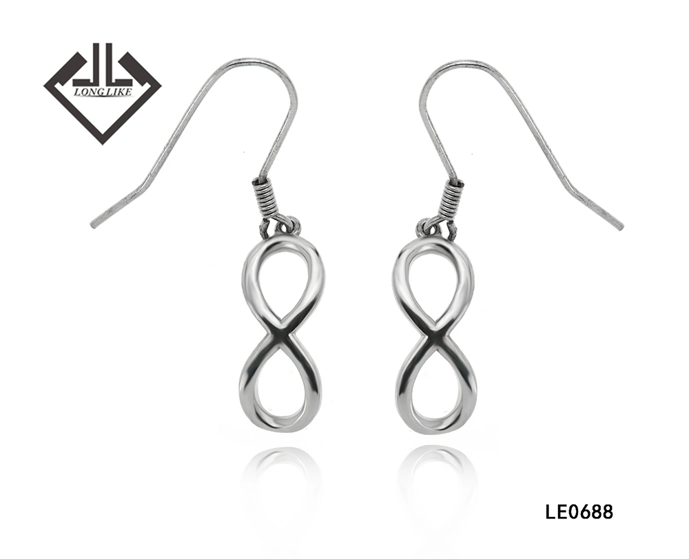 925 boutons de contour d'oreille en argent à motif Infinity