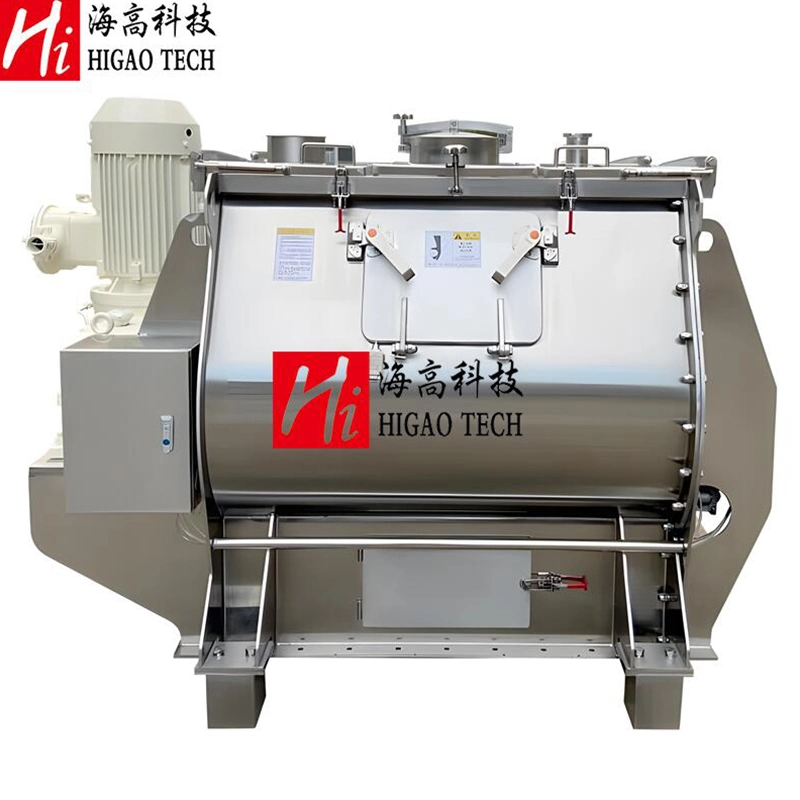 Misturador de pó Food Mixing Machinery Equipamento Industrial de haste simples/dupla Misturador de pó seco