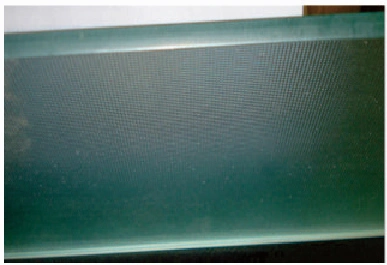 Blue Louver Glass Decorative Glass