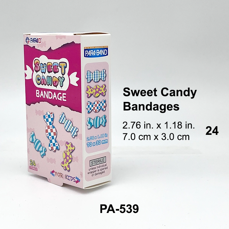 Kids Plaster Cartoon Adhesive Bandages Sweet Candy Design