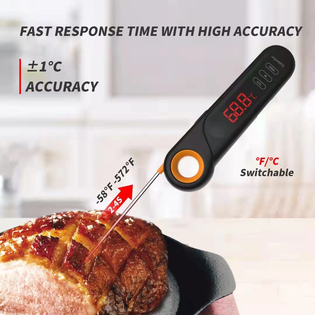 New Digital Probe Meat Thermometer Kitchen Cooking BBQ Tools Food Thermometer Cooking Stainless Steel Water Milk Thermometer