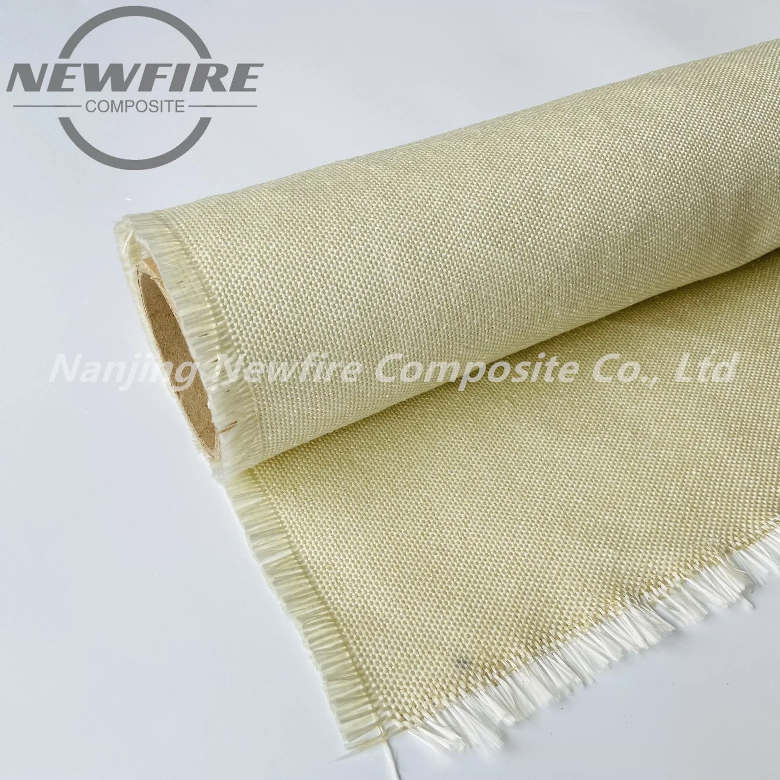 New Fire Custom High Quality 0.6mm Texturized Fiberglass Fabric Excellent Tensile Strength Cloth with Vermiculite Coating Fiberglass Fabric