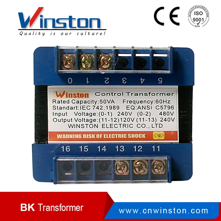 Bk-50va 100va 150va 200va 300va 500va 1000VA 1500VA 2000VA 3000VA potência industrial em transformadores de controlo