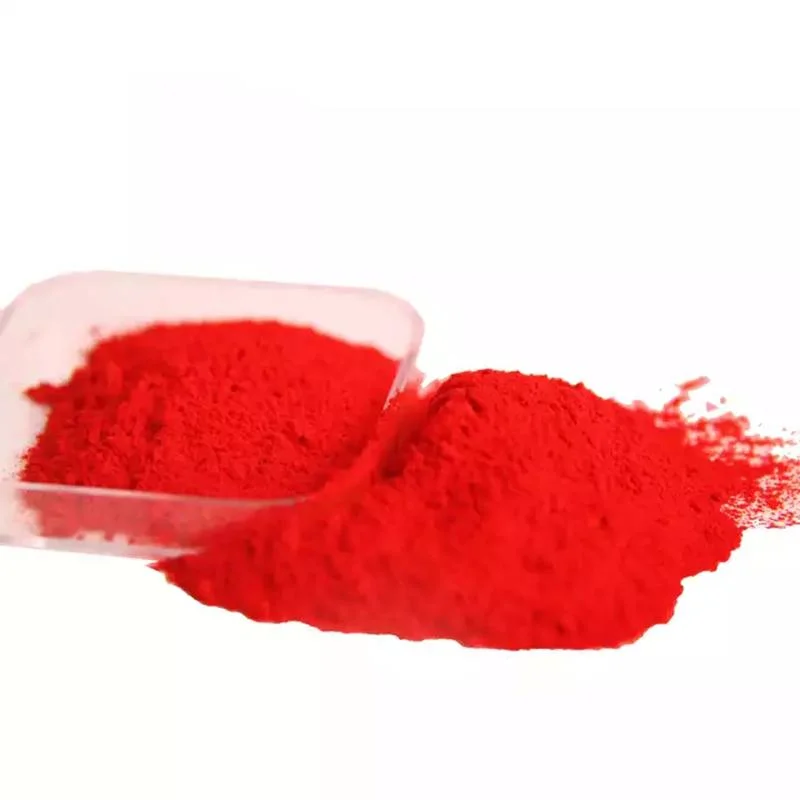 Colorante rojo orgánica para la impresión de envases de cuero