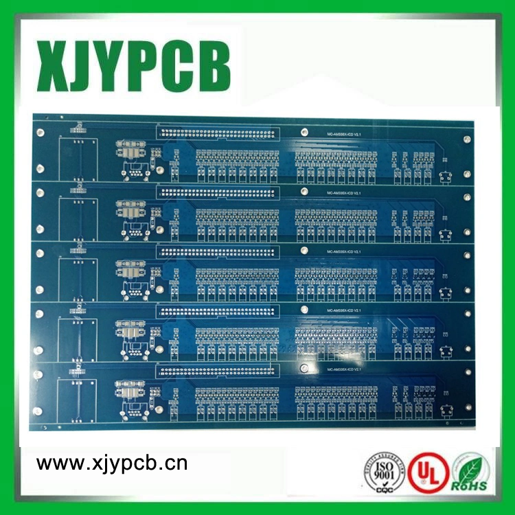 لوحة PCB من 6 طبقات لنظام الأمان بسُمك 1.6 مم