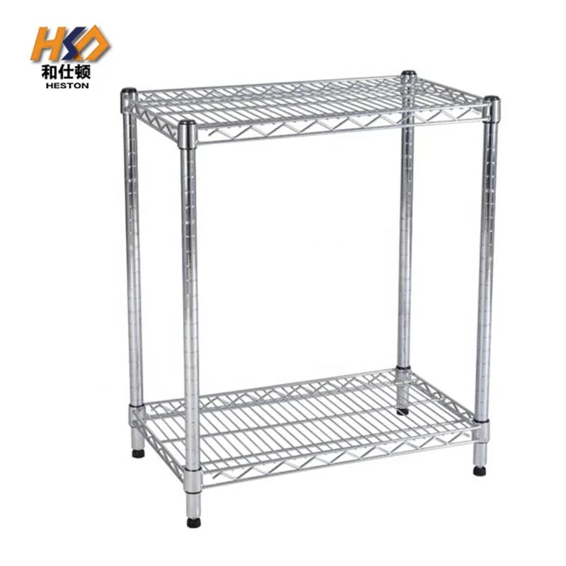 Kitchen Storage Wire Shelf in Powder Coating 5 Tiers Wire Display Rack