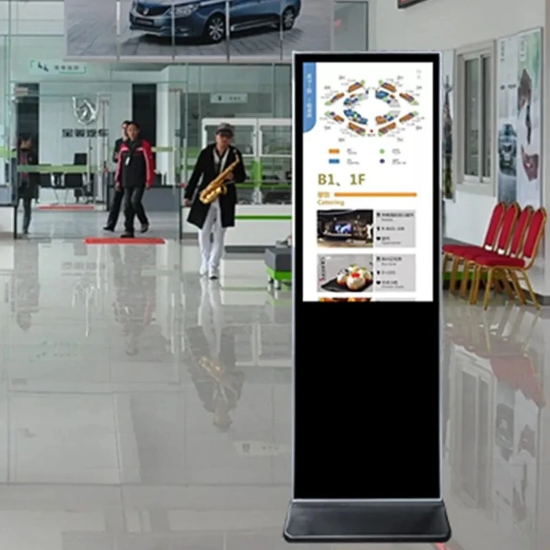 Advertising Players Gaming Monitor Smart TV Touch Screen Photo Booth WiFi Speaker in LCD Floor Standing Infrared Touch Kiosk