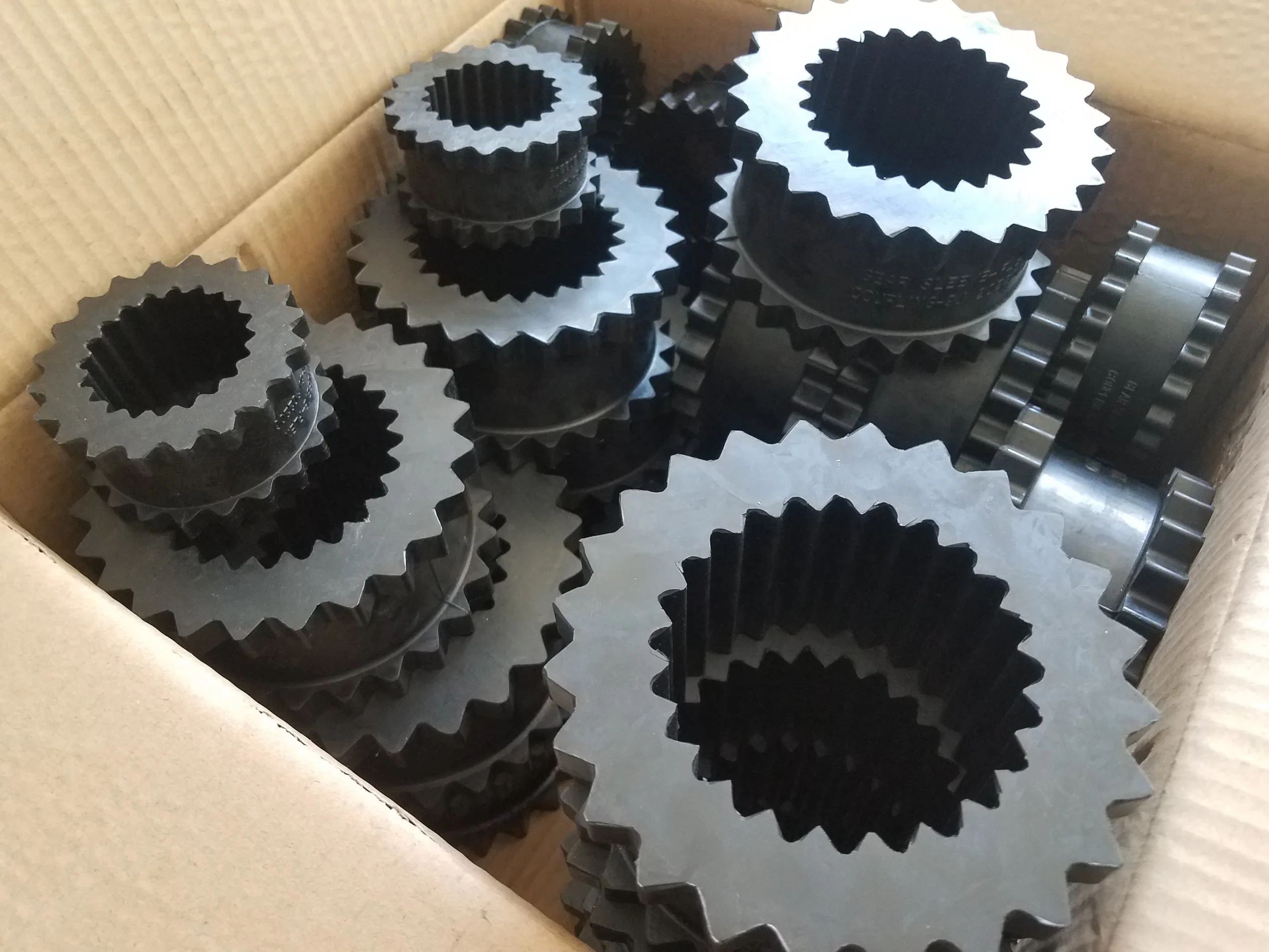 Black Color Rubber Gear Coupling, Rubber Gear Sleeve 3-14j with High quality/High cost performance 