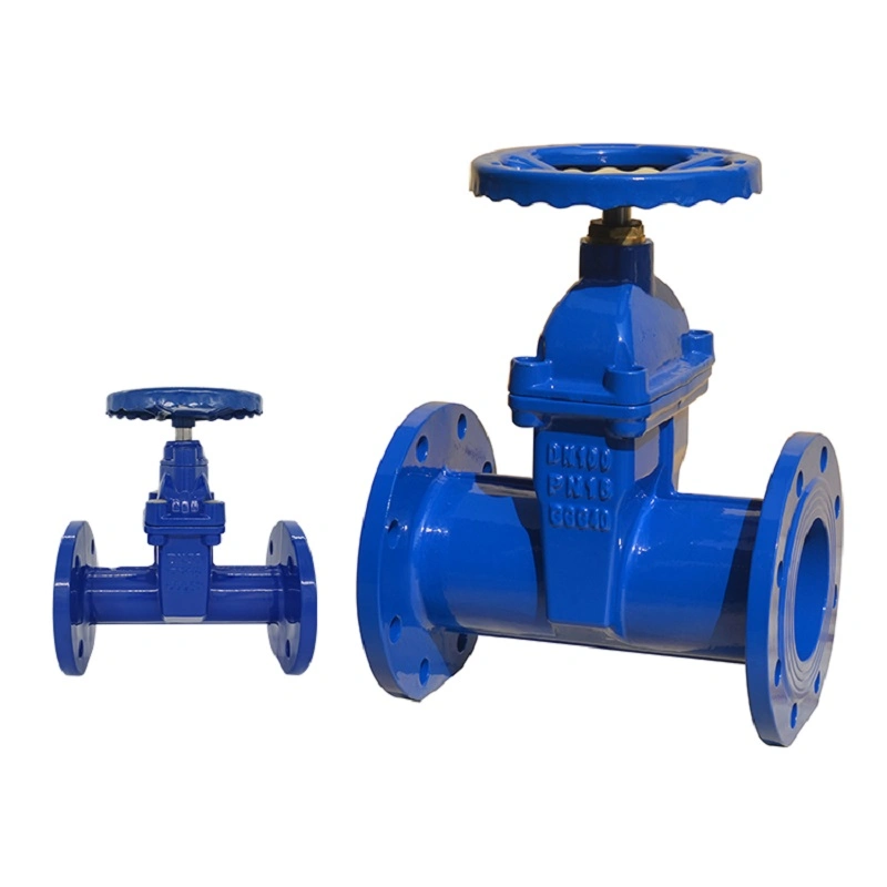 DIN F5 Series Gear Operation Carbon Steel Flanged End Type Non Rising Stem Gate Valve