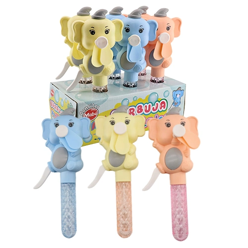 Children Blow Bubble Water Set Elephant Hand Pressure Fan Kids Outdoor Game Summer Toys