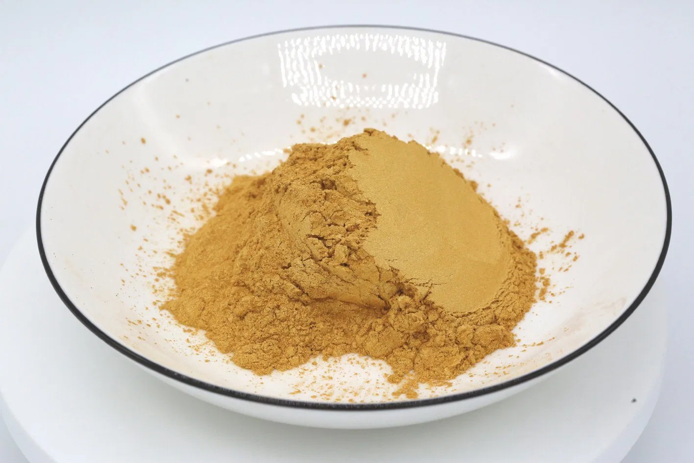 Rutile Fine Green Golden Bulk Natural Mica Pigment Powder for Car Paint