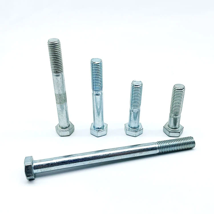 Nld Full Thread Galvanized 8.8 Grade M6*35 M10*40 Hex Screws Bolts and Nuts Bolzen HDG Flat Washer