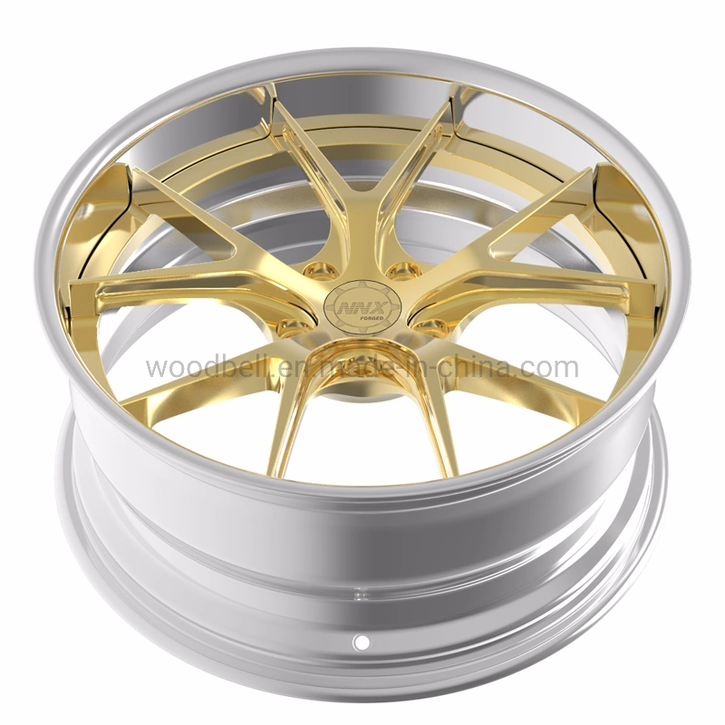 Factory Price 18 19 20 21 22inch Silver Polished Hardware Attached Chrome/Gold Wire Wheels Aluminium Wheels for Trucks Car Forged Alloy Wheels Rims