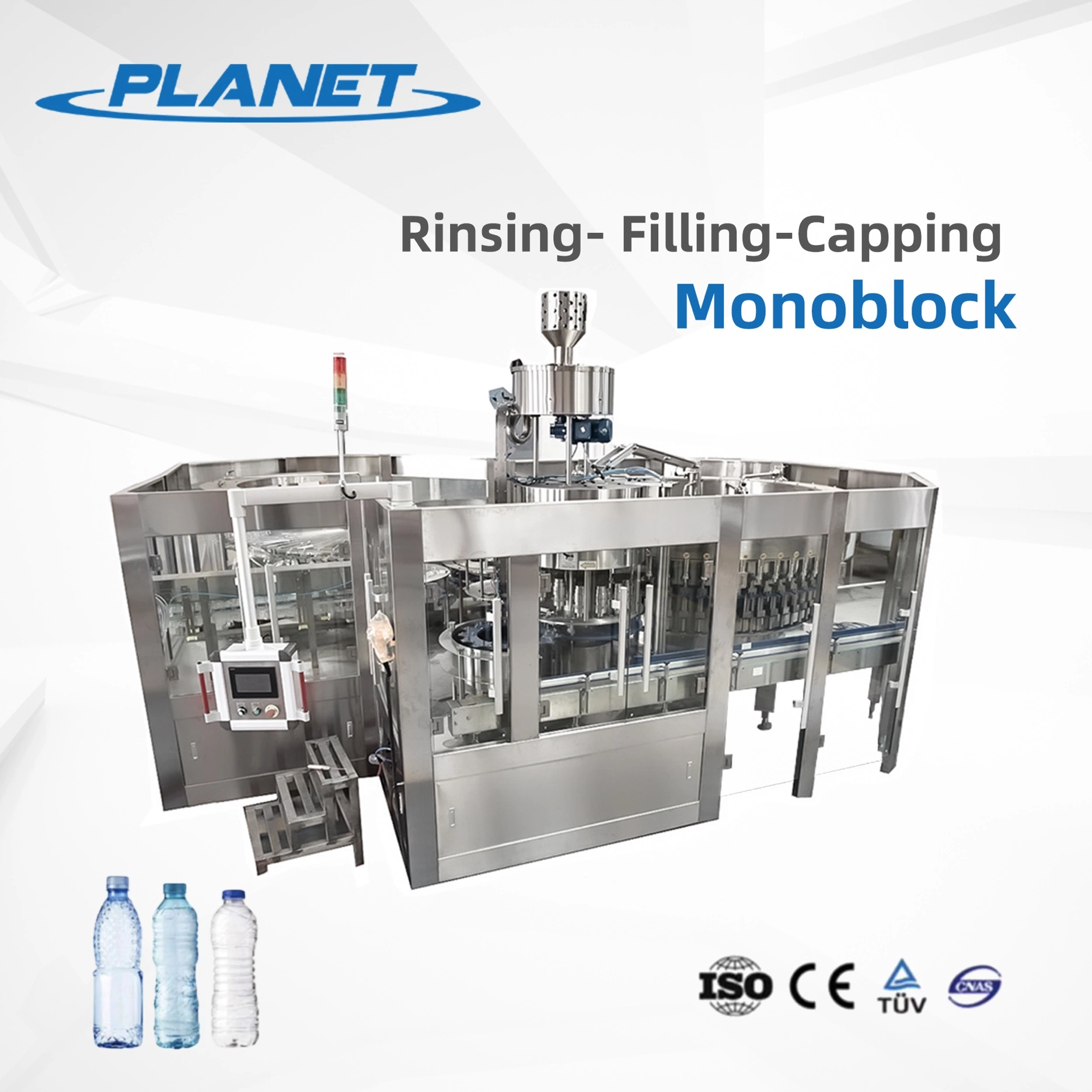 15000bph 0.2L-2L Automatic Complete Aqua Mineral Water Production Line Machinery Bottle Filling Packing Machine