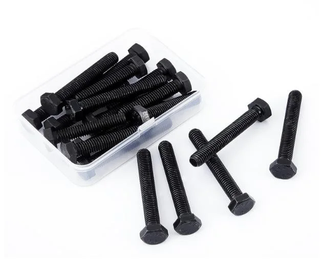 DIN933 M8 Hex Head Screw Bolts Fastener Grade 8.8 Carbon Steel Black Bolts/ASTM A320 Grade Heavy Hexagon Bolt