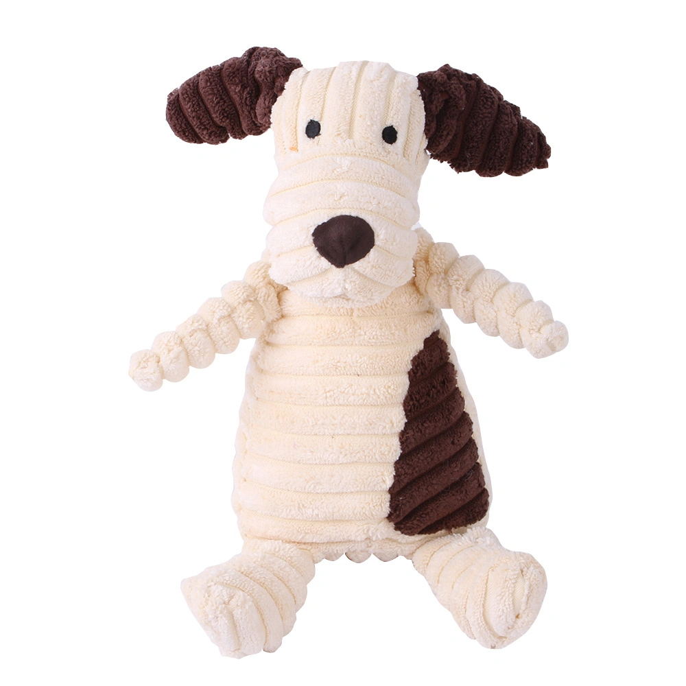 Interactive Durable Pet Toy Plush Stuffed Pet Squeakers Toy
