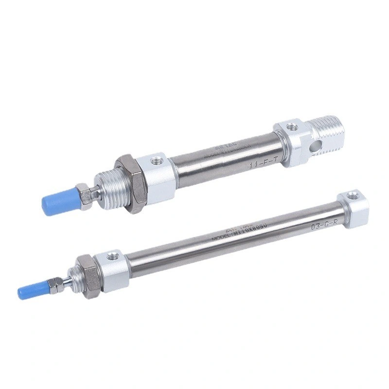 Production Supply Custom Small Miniature Stainless Steel Mi16_20X25X50X75X100X125X150ca Pneumatic Cylinder