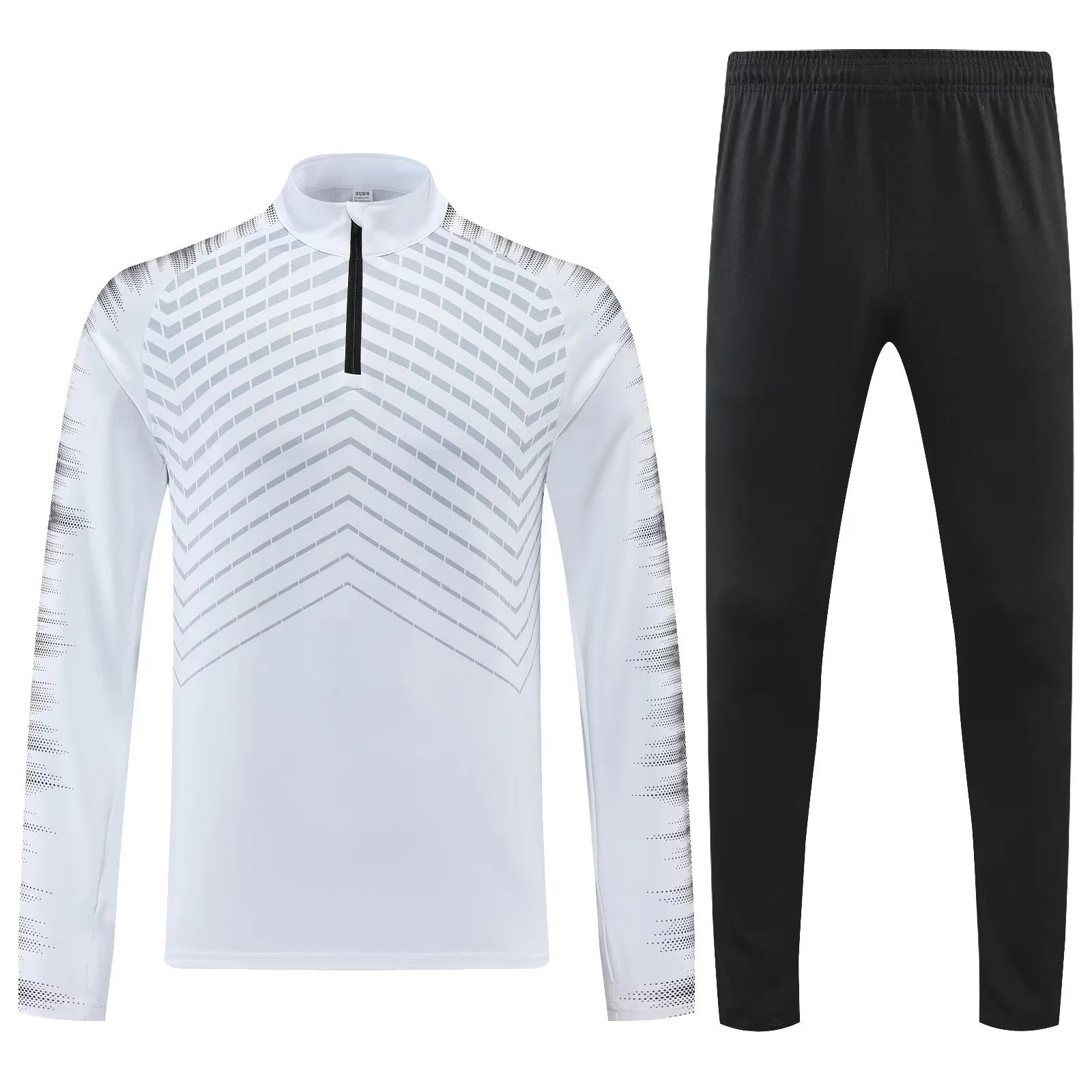 Custom Logo High quality/High cost performance  2 Pieces 2PCS Zip up Men Team Sportswear Soccer Wear Football Suits Gym Fitness Tracksuit Breathable Fit Jogging Suit