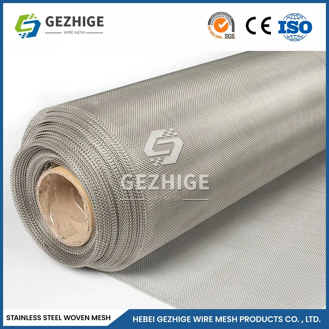 Gezhige 14 Gauge Wire Fence Suppliers China Stainless Steel Printing Screen Wire Mesh 0.5m Wire Mesh Width 120X120 Stainless Steel Wire Mesh