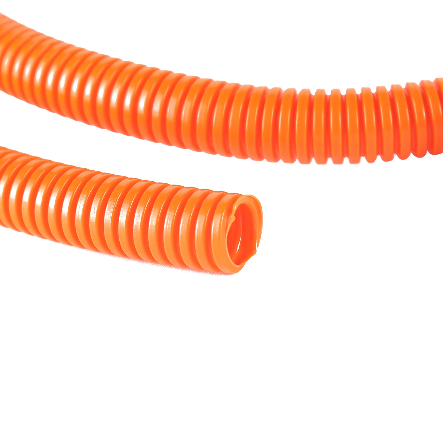 High Temperature Resistant and Flame Retardant Insulated Cable with Plastic Coated Corrugated Pipe and Wire Threading Pipe