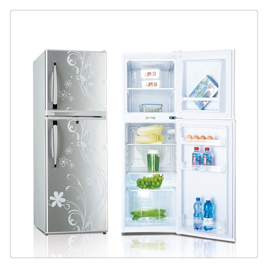 Two Door Refrigerator Small Household Energy Saving Double Door Apartment Refrigerator Refrigeration