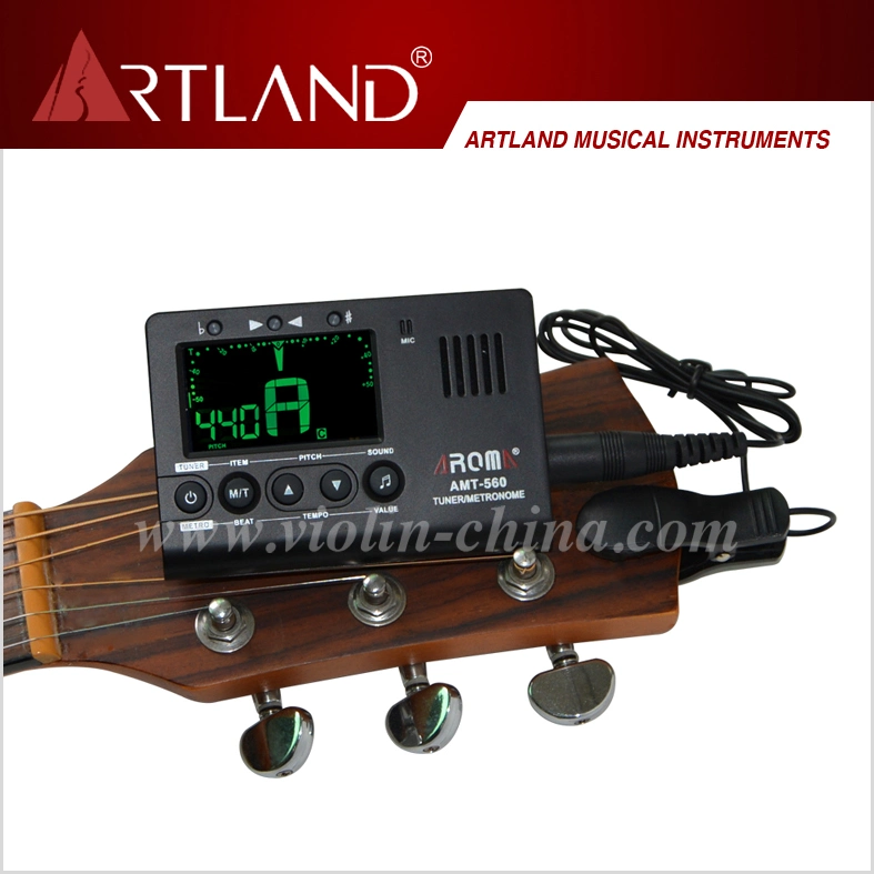 Metronome+Tuner+Toner Generator, Chromatic, Guitar, Bass, Ukulele and Violin Tuner (AMT-560)