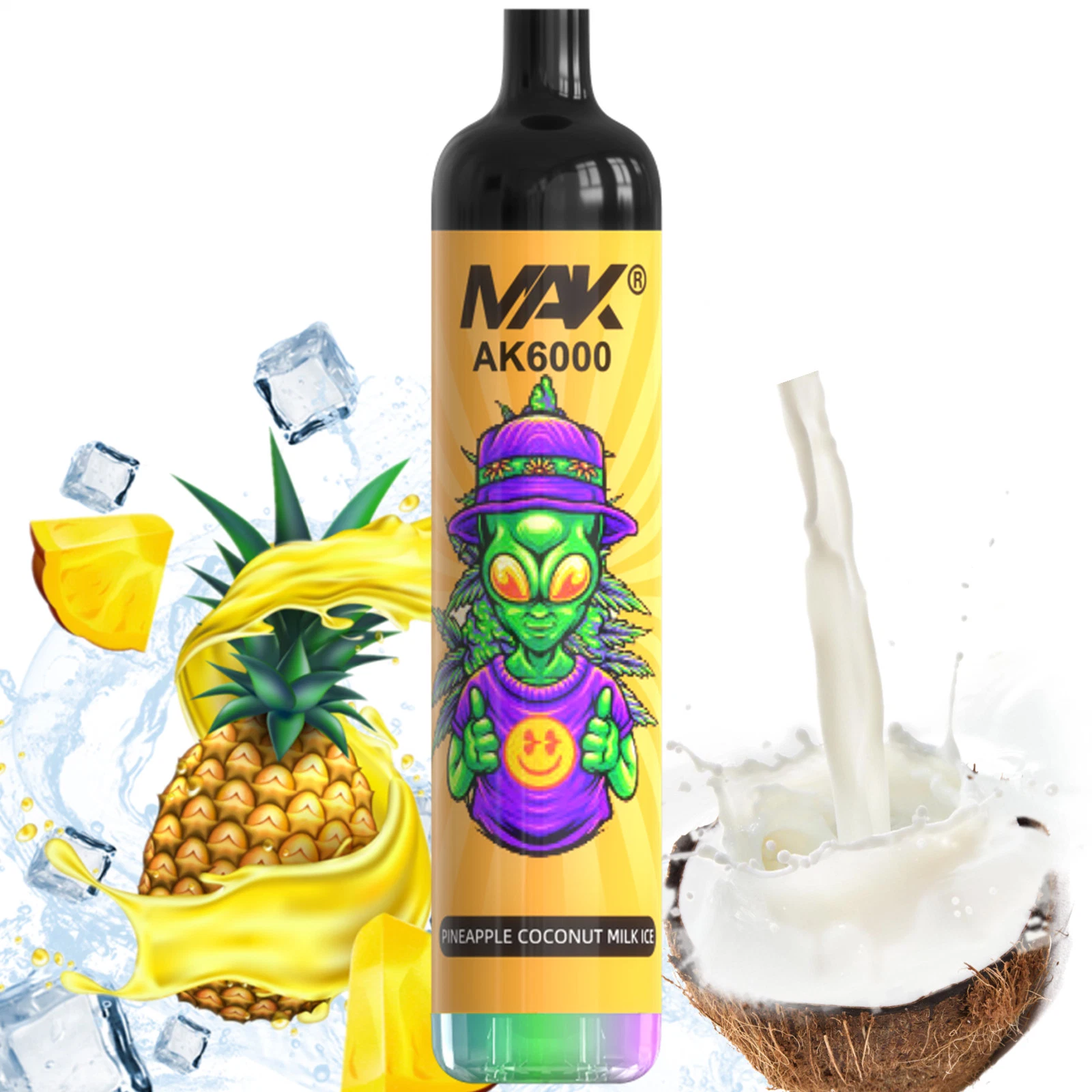 Mak Ak6000 BC5000 bocanadas de 18ml Vapes desechable cigarrillos Vaper nicotina precio barato de Vape