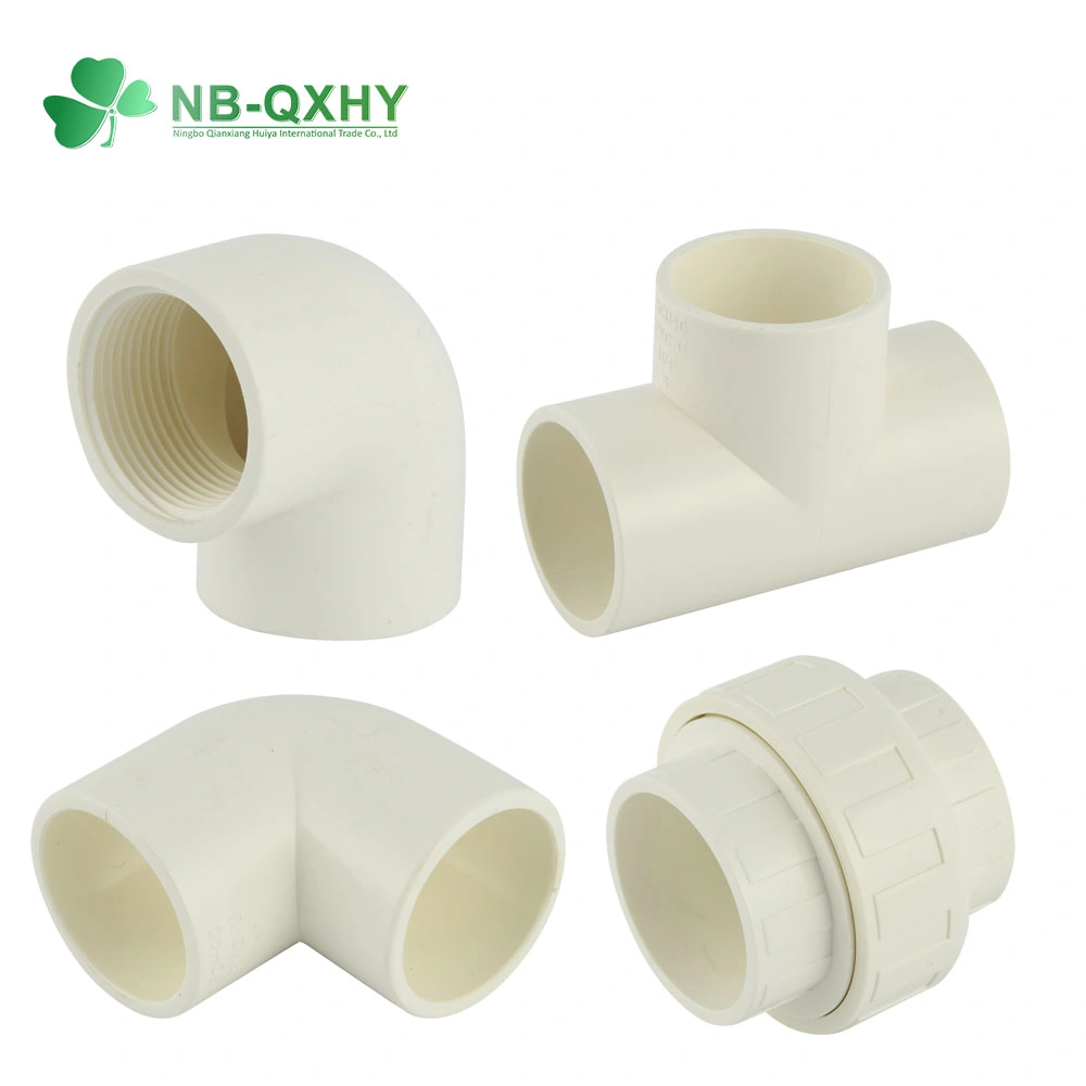 Plastic UPVC ASTM Sch40 PVC Pipe Fitting Union