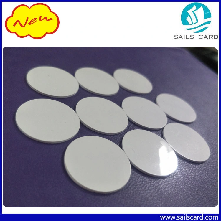 13.56MHz Hf RFID Blank PVC Disc Tag Programmable Coin Card