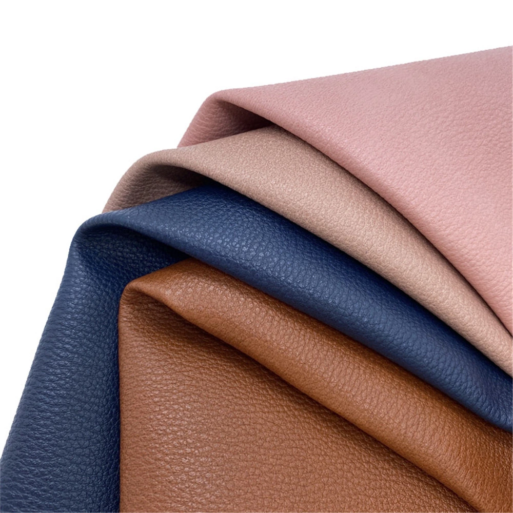 Soft Hand Feel Faux Leather Fabrics Wholesale/Supplier Faux Leather