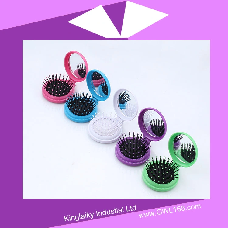 Customized Mirror with Hairbrush Comb (BH-025)