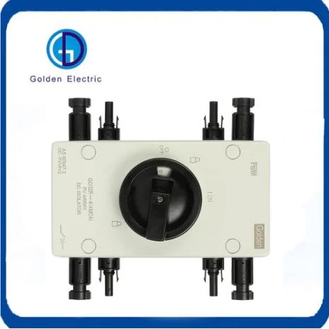 CE Standard Waterproof DC 1000V/1200V 32A Isolator Isolation Disconnect Switch