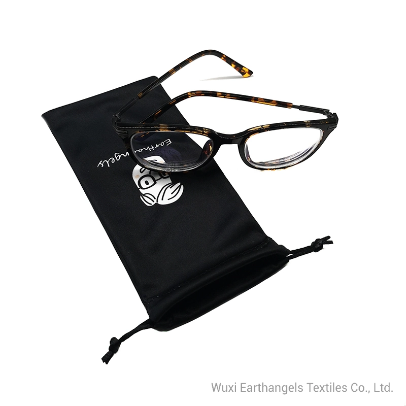 Sublimation Printed Soft Microfiber Drawstrings Bags Pouch for Sunglasses Eyeglasses