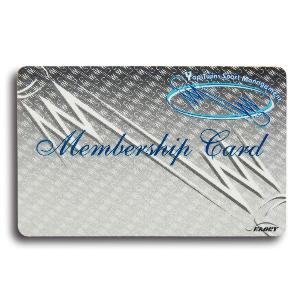 Custom Logo Master Visa Chip Holographic Membership Tamaño de la tarjeta de crédito Tarjetas de visita de PVC de regalo