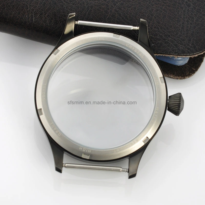 42mm Silver 316L Stainless Steel Wrist Watch Case