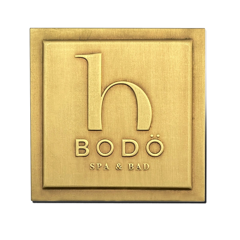 Professional Design Custom Hot Sale Blank Logo Brass Name Plate