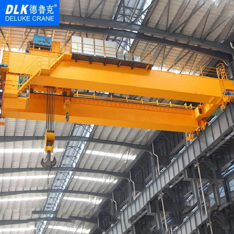 Construction Machinery Qd Type 350 Ton Double Girder Overhead Crane with Hook for Sale