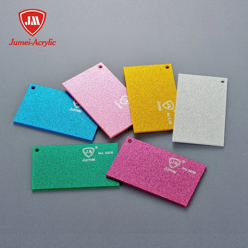 100% Pure Virgin Jumei Chinese Advanced Glitter Fabric Acrylic Sheet with Excellent Supervision