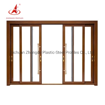 Zhongde recentemente desenvolvido Double envidring Thermal Break Aluminium Casement Window / Aluminium Windows