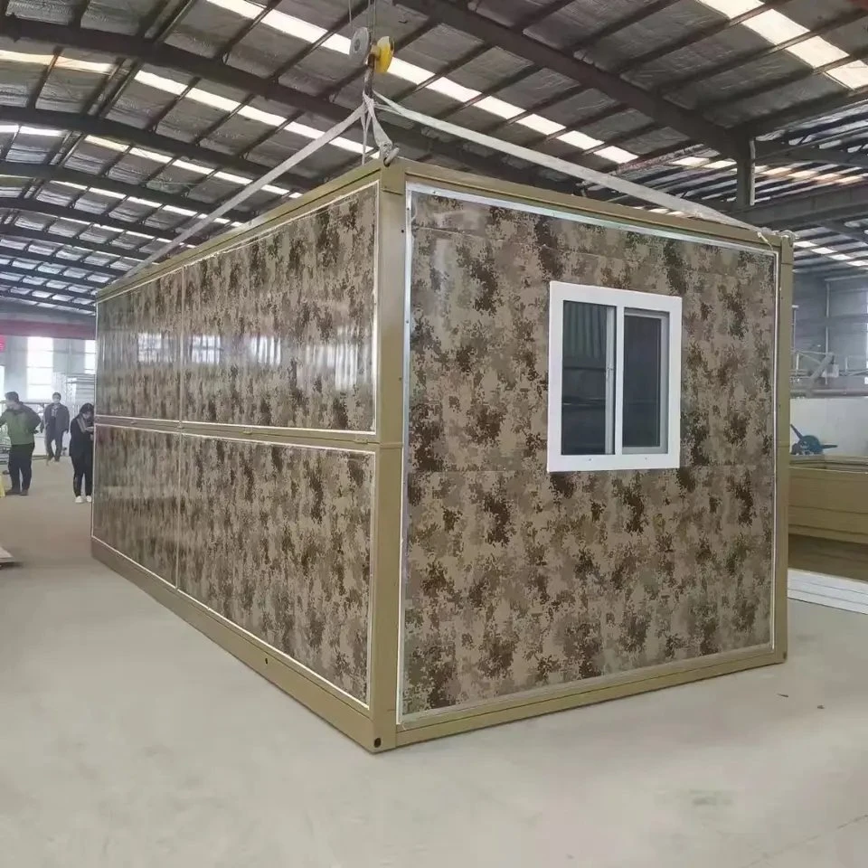 Low Price Dxh Temporary Offices Hebei Modern Modular Living Space Foldable Container House Hq40-12sets