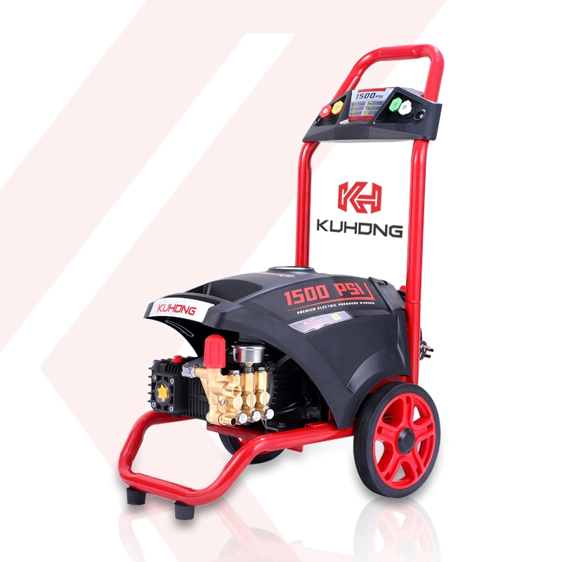 Kuhong 150bar 220V/380V Auto Start-Stop mejor lavadora eléctrica comercial Arandela de presión