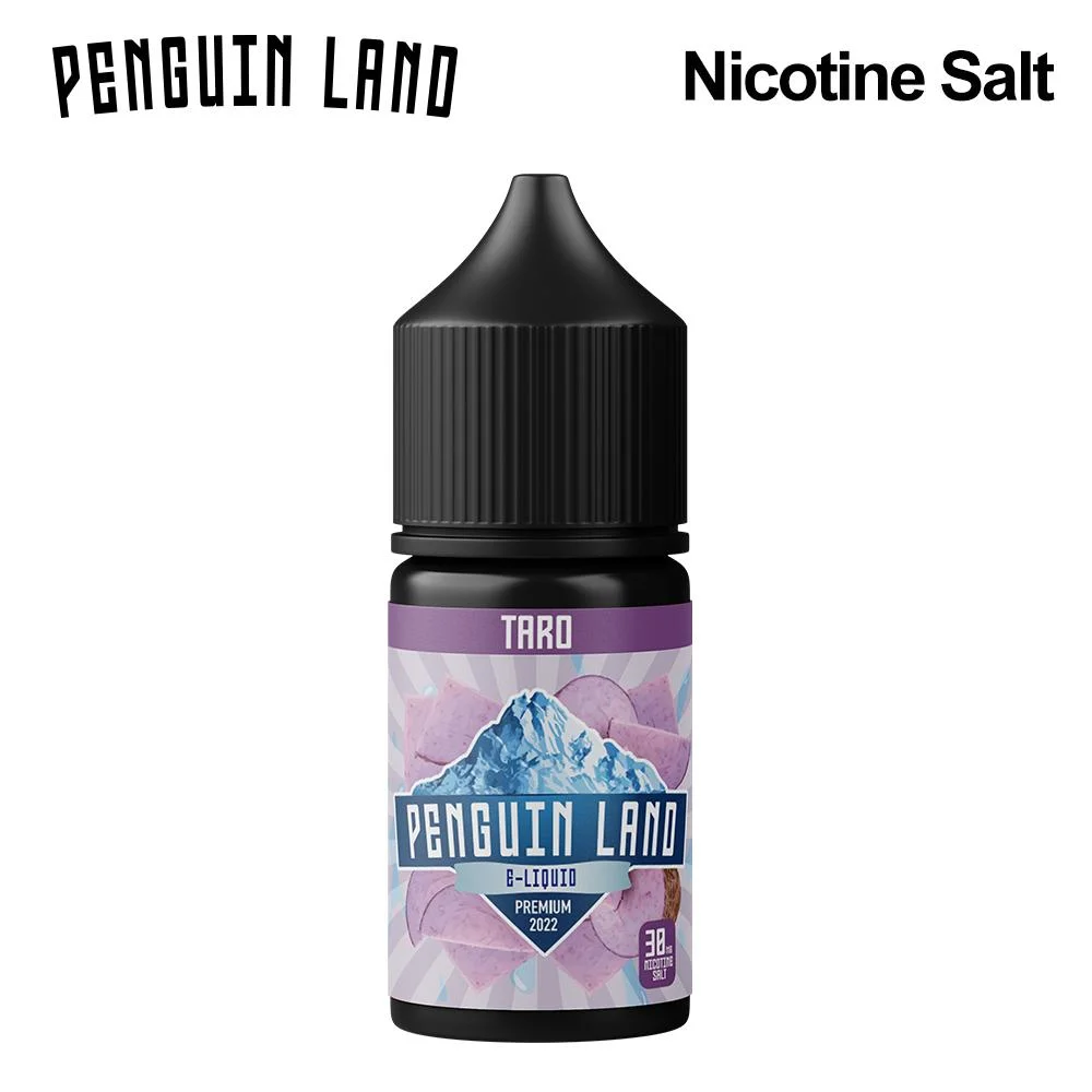 Tierras del pingüino Mayorista de buen gusto de alta calidad OEM ODM sal de la nicotina e Liquid E jugo para Vape