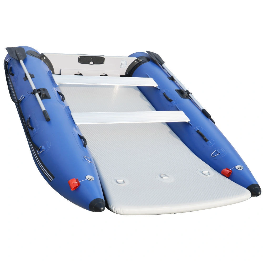 Recreational Floating Aluminum Floor Pontoon Inflatable Boat