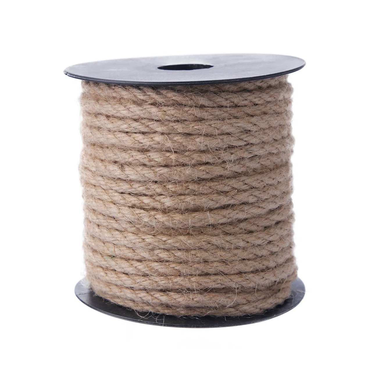 Jute Rope 5 mm, Thick Rope 3-Ply Jute Twine, 66 Feet Strong Hemp Rope Cord, Garden Rope for DIY Arts Crafts