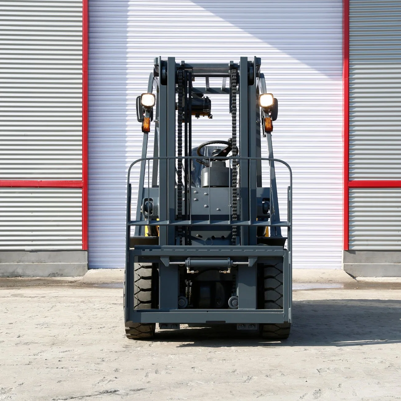 3.5ton 3500kg Cpcd35 Diesel Forklift Truck with 4.0m 4000mm Mast Duplex with Free Lift