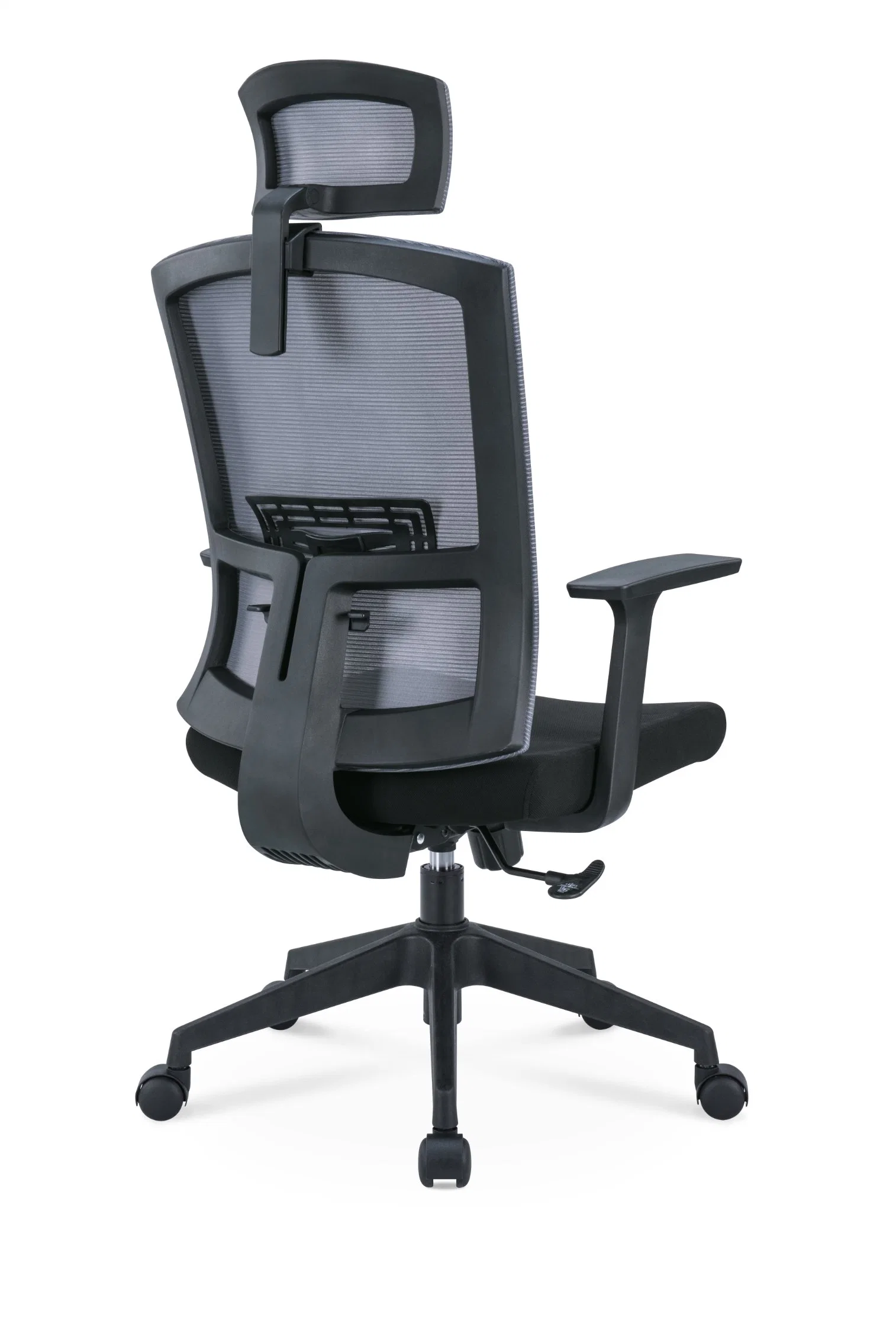 High Back Wheel Swivel Staff Boss Executive Modern Fabric Office Stuhl