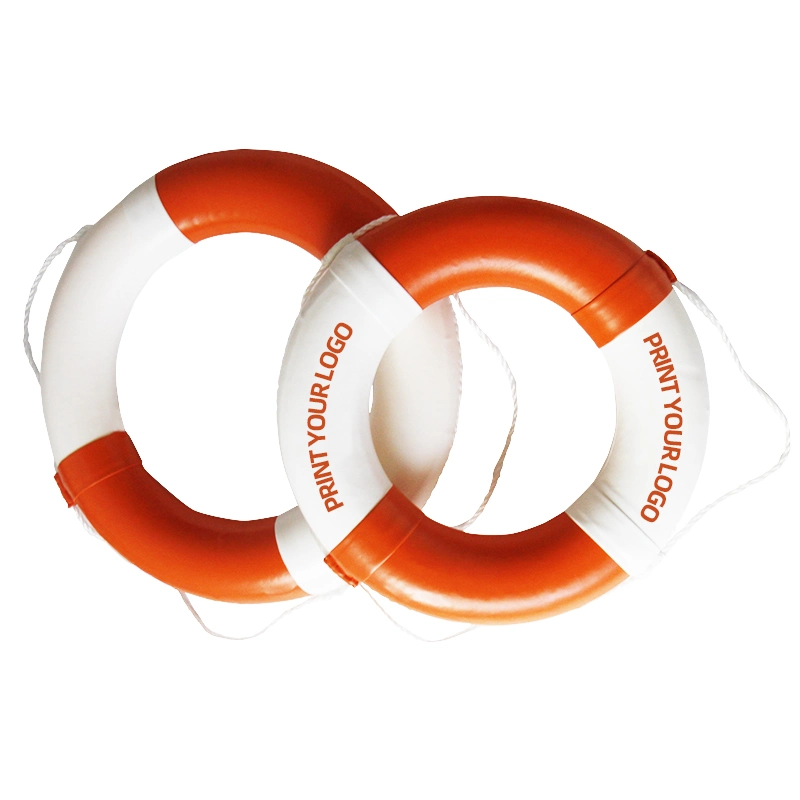 Cheap Customizable Logo Orange Brown PU Life Buoy for Water Sports