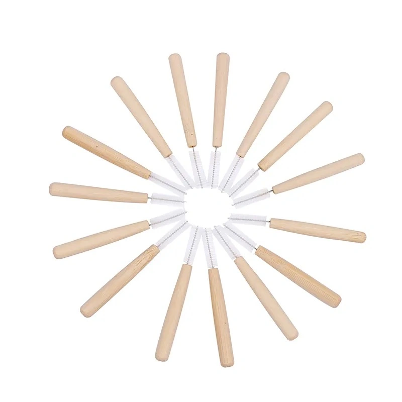 Eco Friendly Biodegradable Bamboo Tooth Pick Dental Oral Gum Care Supplies Bamboo Interdental Brush