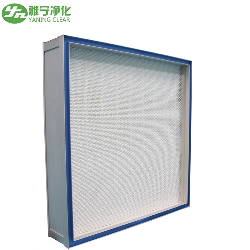 Yaning Replaceable H14 Fiberglass Gel Seal Clean Room HEPA Air Filters