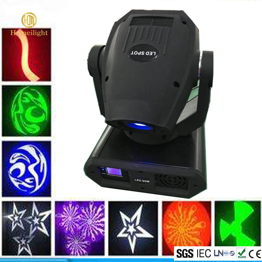 90W LED Moving Head Spot Light Highlight Stage Lighting